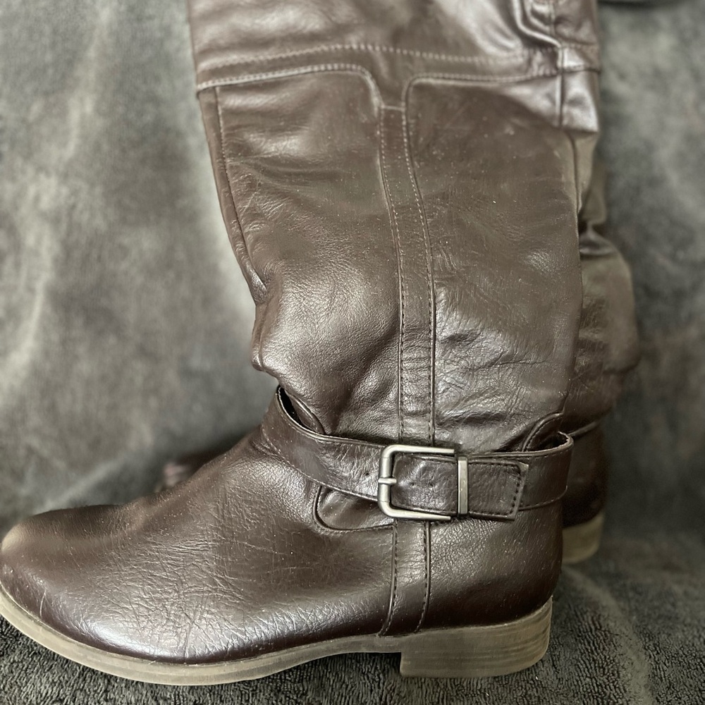 Kohl's Dark Brown Over the Knee Boots